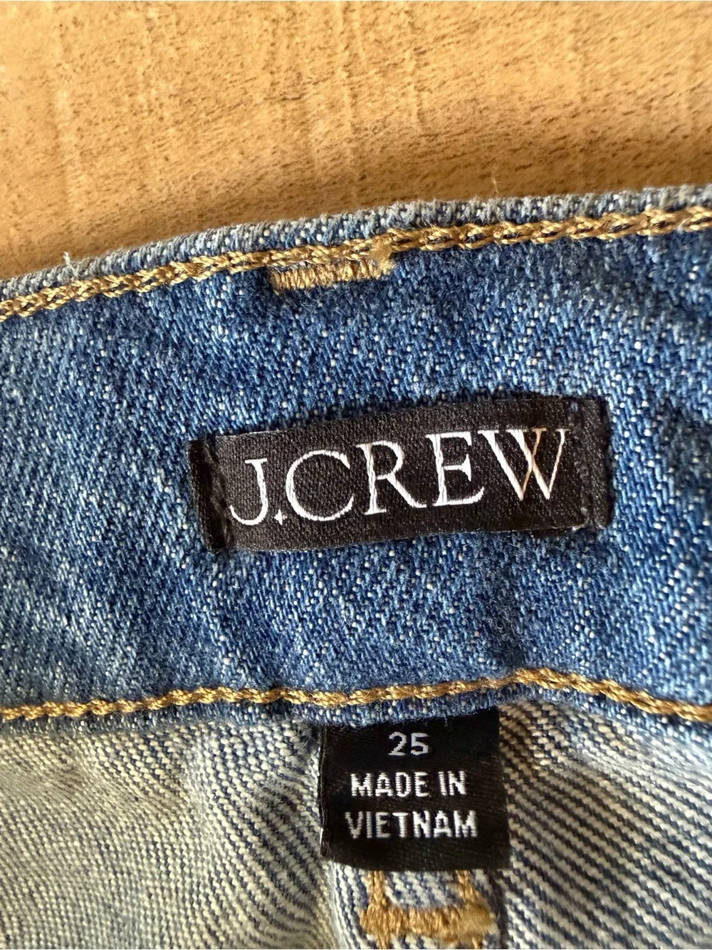 J.Crew Camp Pocket Wide Leg Jeans Womens Size 25 Medium Wash Minimalist Preppy